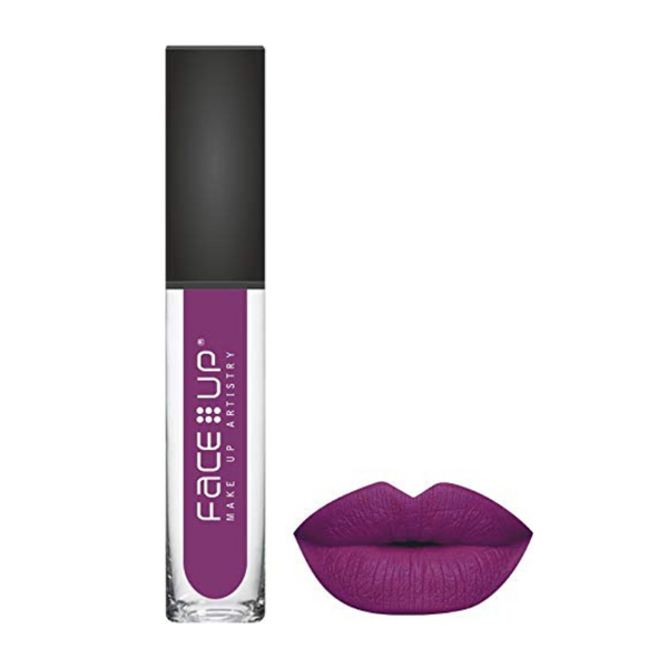 Face Up Kiss Proof Non Transfer Long Lasting Shade Purple (M - 11) - 6 ml