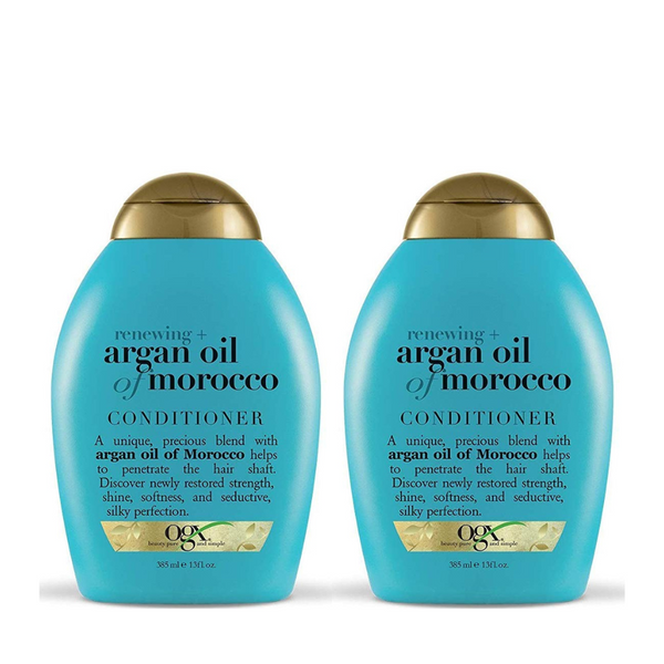 Ogx Renewing Argan Oil of Morocco Hydrating Hair Conditioner - 385 ml (Pack of 2)