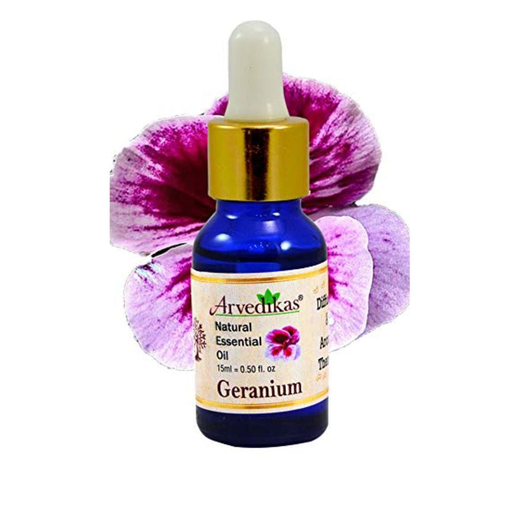 Arvedikas Natural Geranium Essential Oil - 15 ml