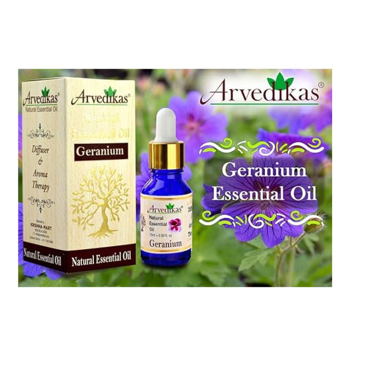 Arvedikas Natural Geranium Essential Oil - 15 ml