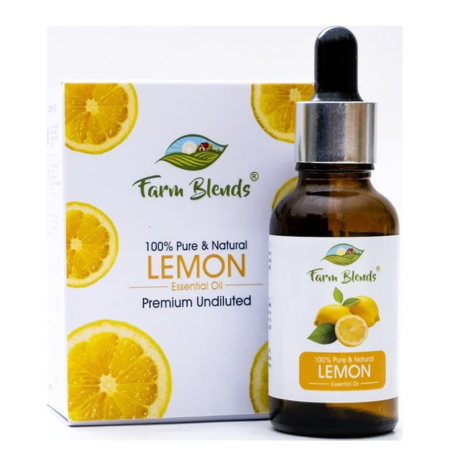 FarmBlends Lemon Essential Oil Undiluted Pure - 30 ml