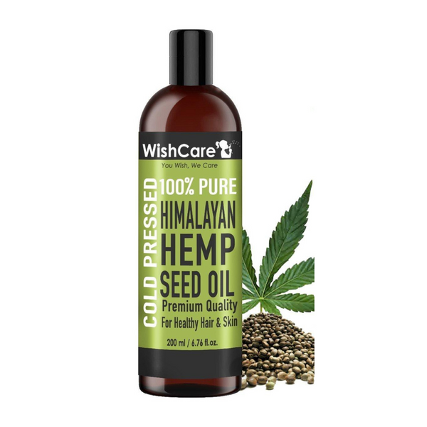 WishCare Pure Cold Pressed Himalayan Hemp Seed Oil - 200 ml