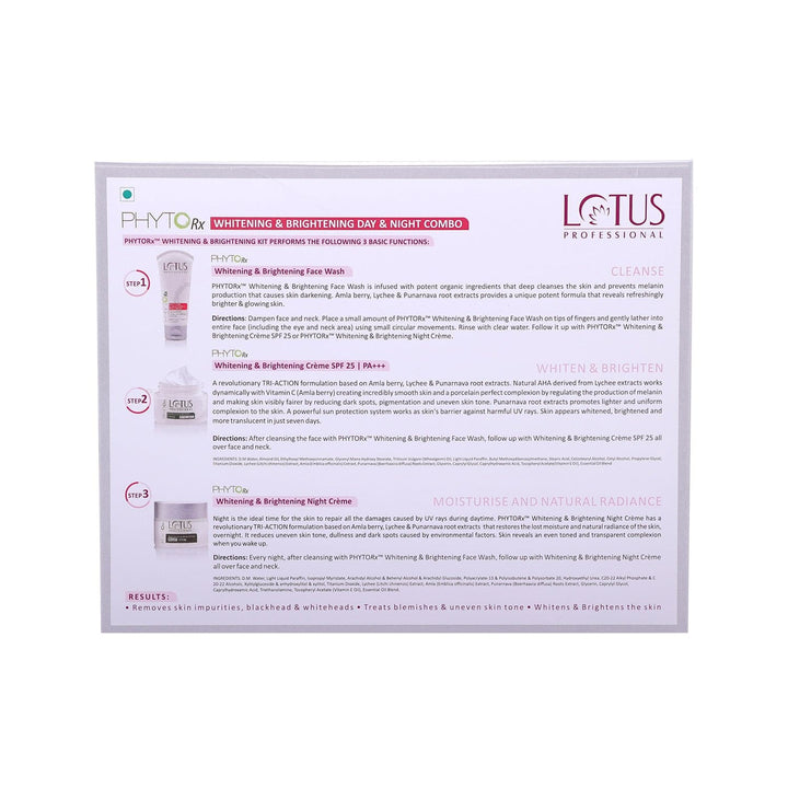 Lotus Professional Whitening & Brightening AM/PM Combo