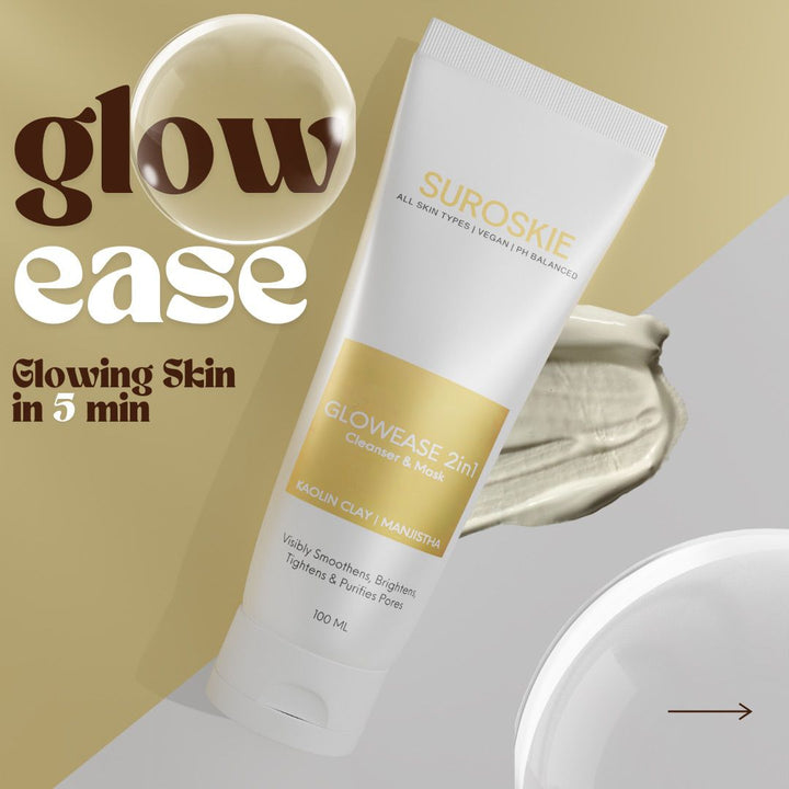 GlowEase 2in1 Cleanser & Mask