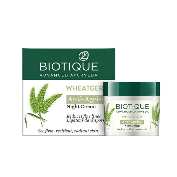 Biotique Bio Wheat Germ Youtheful Nourishing Night Cream - 50 gms