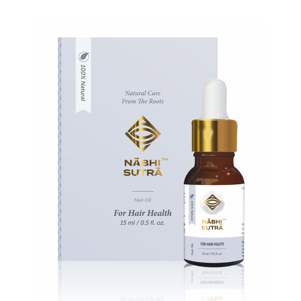 Nabhi Sutra 100% Natural Hair Oil For Hair Health - 15 ml