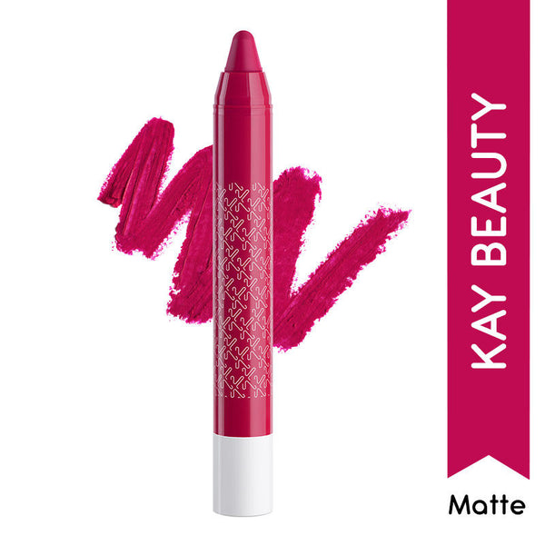 Kay Beauty Matteinee Matte Lip Crayon Lipstick Entourage - 1.8 gms