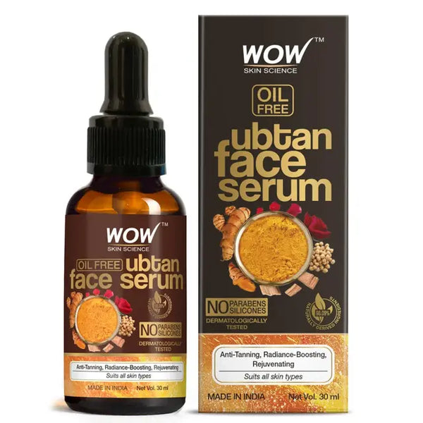 Wow Skin Science Oil-Free Ubtan Face Serum - 30 ml