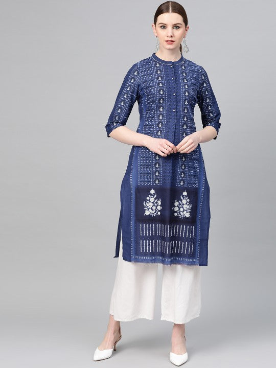 W Straight Cotton Kurta