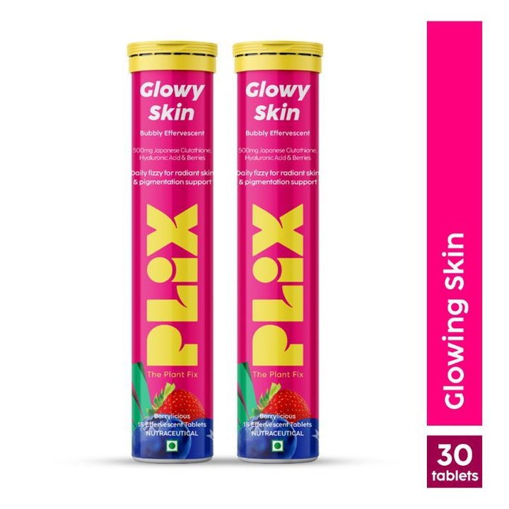 oziva glutathione vs plix glutathione Bioactive Gluta Fizzy (L-Glutathione), Reduce Cellular Damage on Skin Plix-The Plant Fix Glutathione Tablets