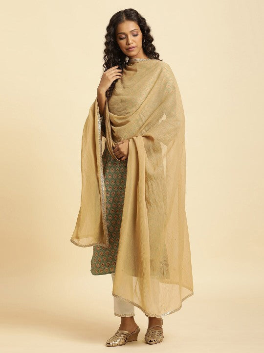 W Gold-Toned Dupatta