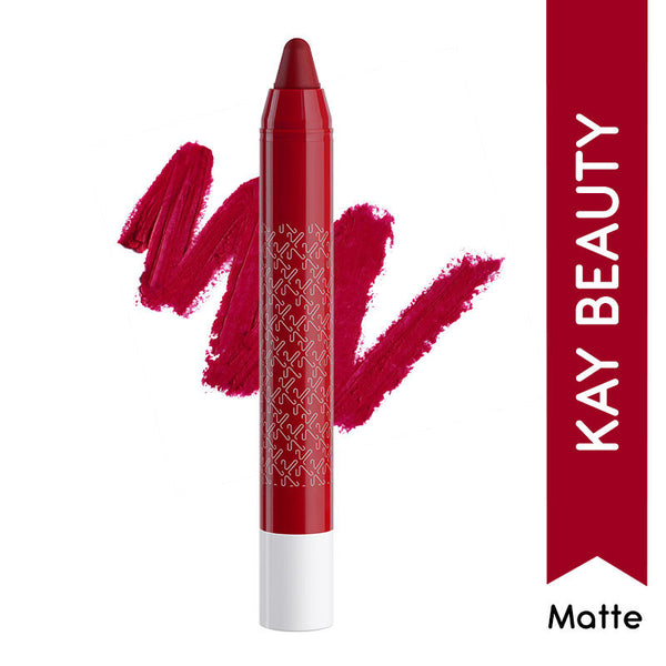 Kay Beauty Matteinee Matte Lip Crayon Lipstick Autograph - 1.8 gms