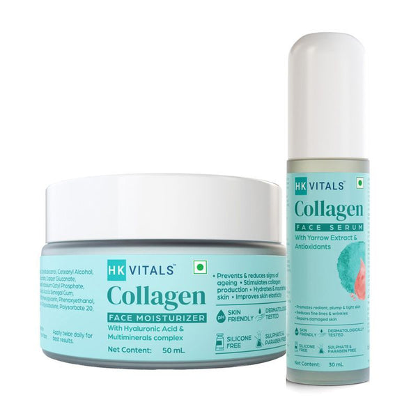 HealthKart By HK Vitals Collagen Face Moisturizer & Face Serum Combo