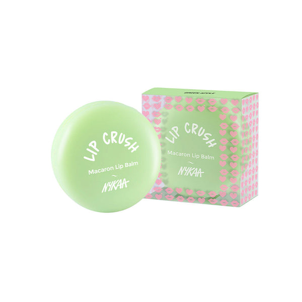 Nykaa Moisturising Macaron Lip Balm Green Apple 03 - 8 gms