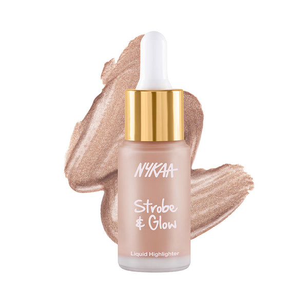 Nykaa Strobe & Glow Liquid Highlighter - Glazed Bronze - 20 ml