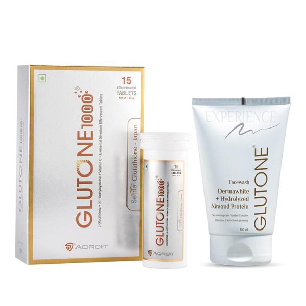 Glutone1000 & Facewash Skin Brightening Combo