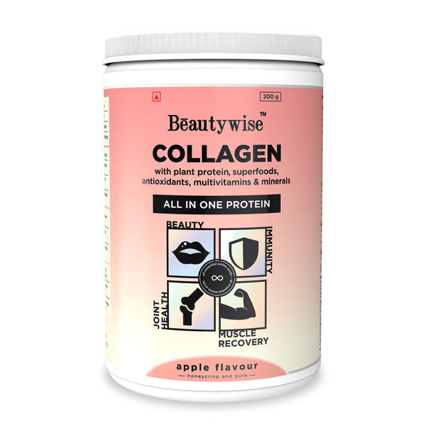 Beautywise All In One Collagen Proteins - Apple - 200 gms