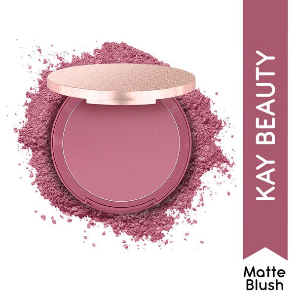 Kay Beauty Matte Blush Mild Berry - 8.5 gms