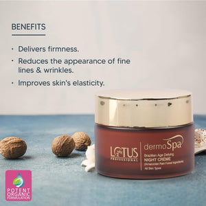 Lotus Professional Dermo Spa Brazilian Age Defying Night Crème - 50 gms