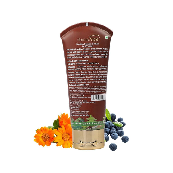 Lotus Professional Dermo Spa Brazillan Sprinkle Of Youth Face Wash - 80 gms