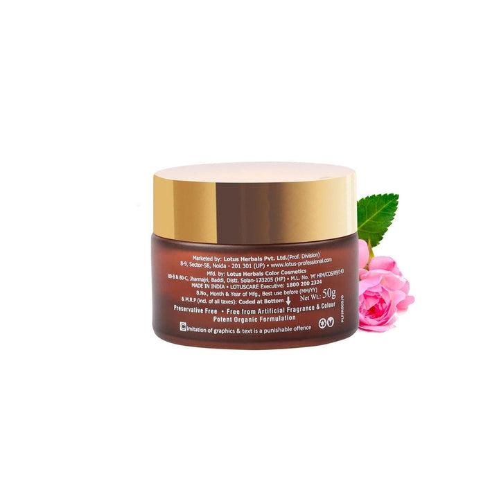 Lotus Professional Dermo Spa Bulgarian Rose Radiance Renewal Night Creme - 50 gms