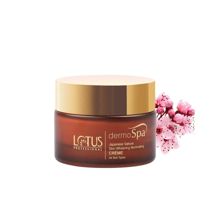 Lotus Professional Dermo Spa Japanese Sakura Skin Whitening Illuminating Crème With SPF 20 - 50 gms