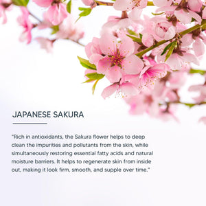 Lotus Professional Dermo Spa Japanese Sakura Skin Whitening Nourishing Night Crème - 50 gms