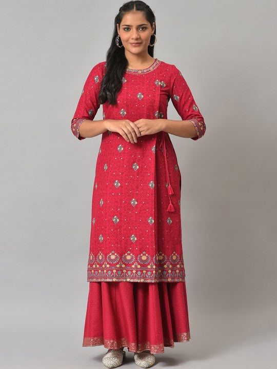 W Women Ethnic Motifs Printed Indie Prints Kurta