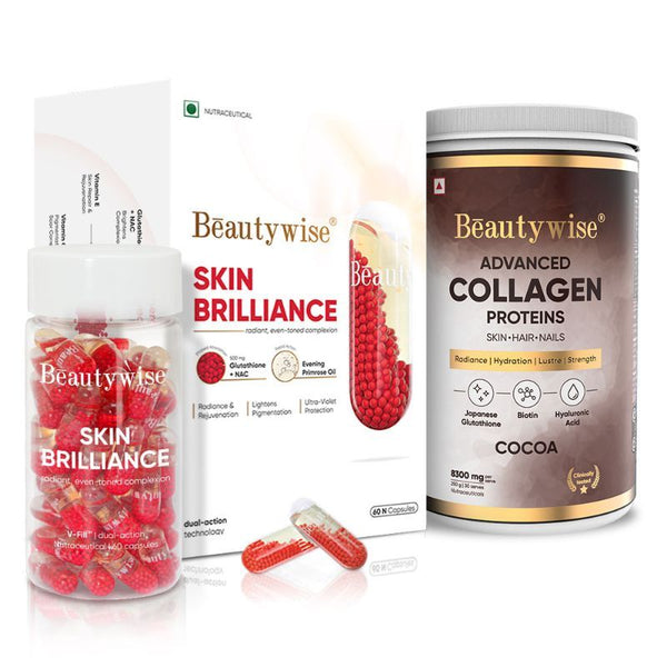 Beautywise Skin Brilliance & Collagen Proteins Cocoa Combo