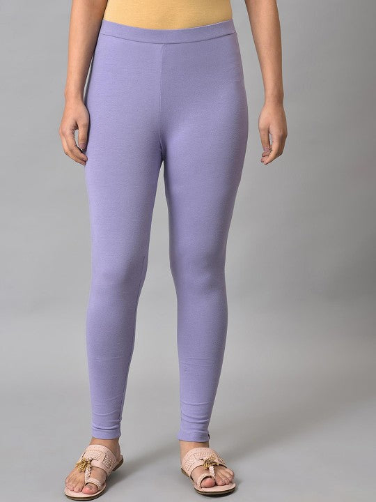 W Women Ankle-Length Cotton Leggings