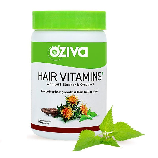 OZiva Hair Vitamins Capsules - 60 Caps