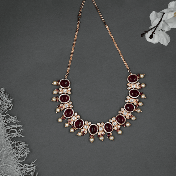 Moissanite Necklace Set