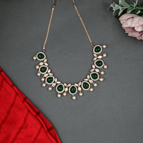 Moissanite Necklace Set