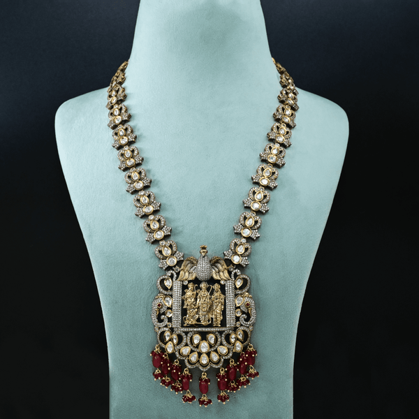 Victorian Ram Parivar Heavy Necklace Set