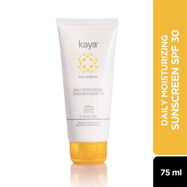 Kaya Daily Moisturizing Sunscreen Cream SPF30 - 75 ml