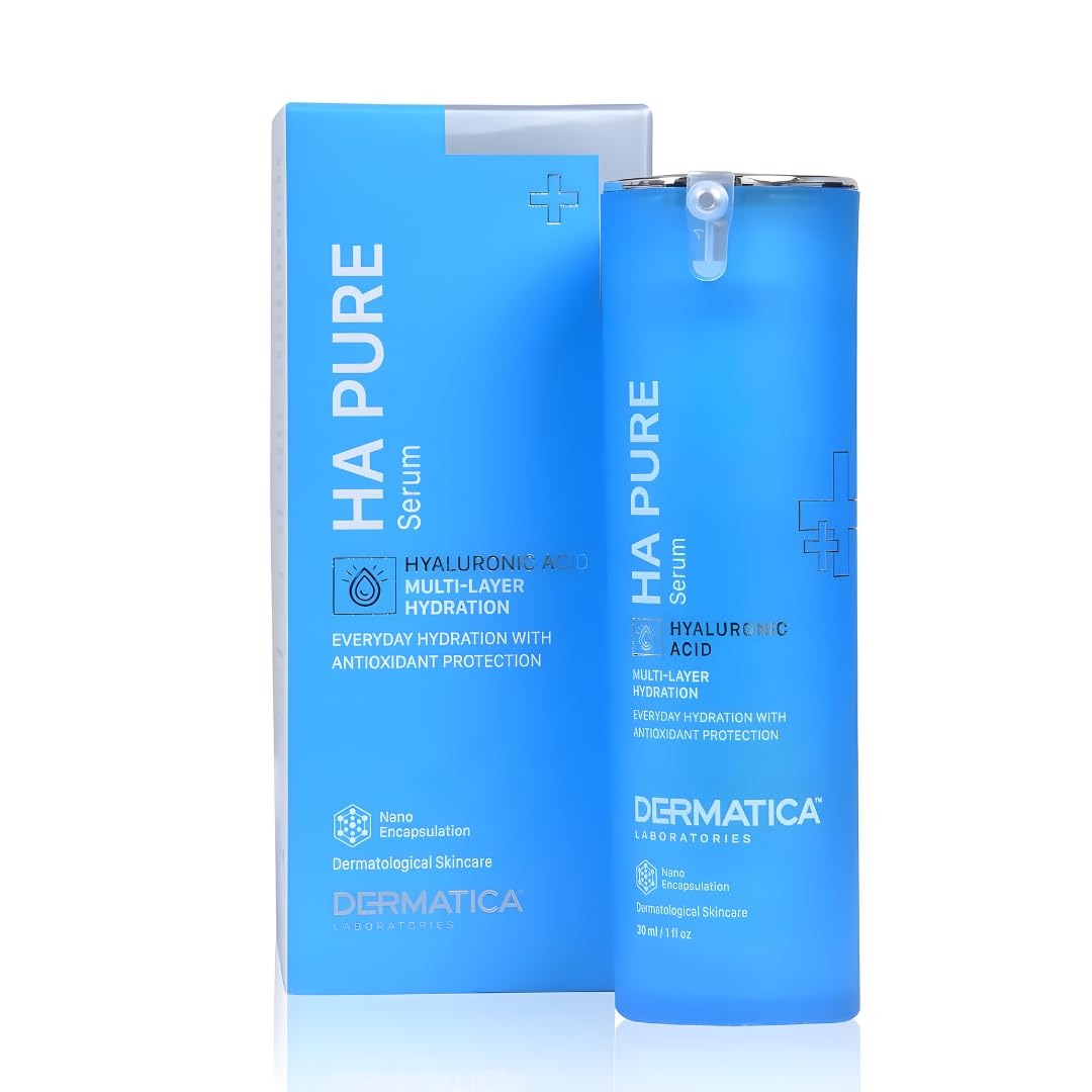 Dermatica HA Pure Face Serum For Multi Layer Hydration with Antioxidan ...