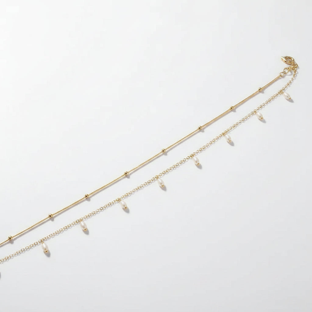 Newme Golden Pearl Layered Waist Chain – Veeha Beauty