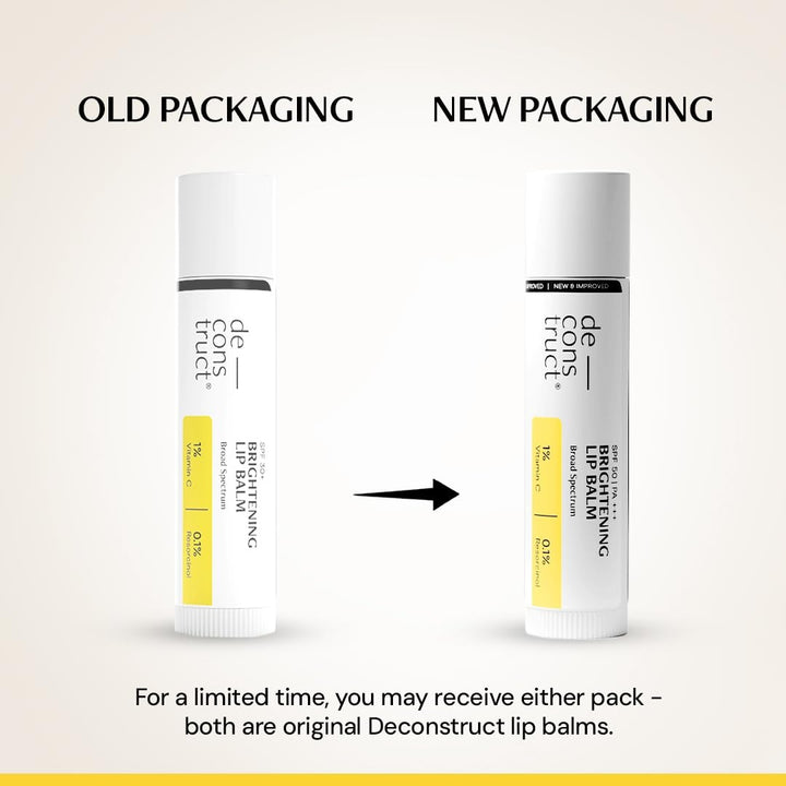 deconstruct vitamin c lip balm Brightening The 1% Vitamin C helps repair lip discolouration Buy Best Lip Balm With