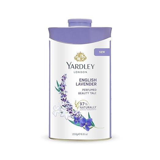 Yardley London English Lavender Perfumed Talc for Women - 250 gms