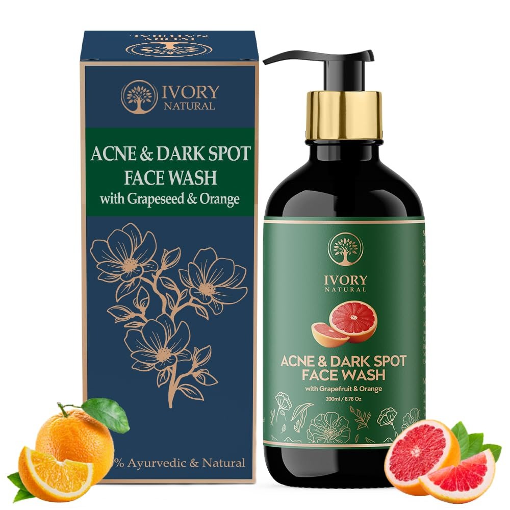 Ivory Natural Acne & Dark Spot Face Wash - 200 ml – Veeha Beauty