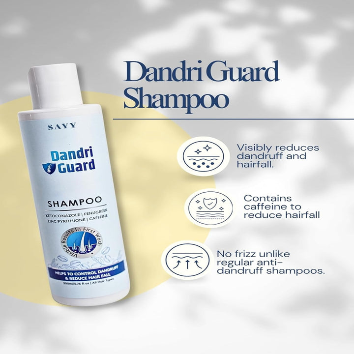 SAYY Dandri Guard Anti Dandruff & Hair Fall Shampoo - 200 ml – Veeha Beauty