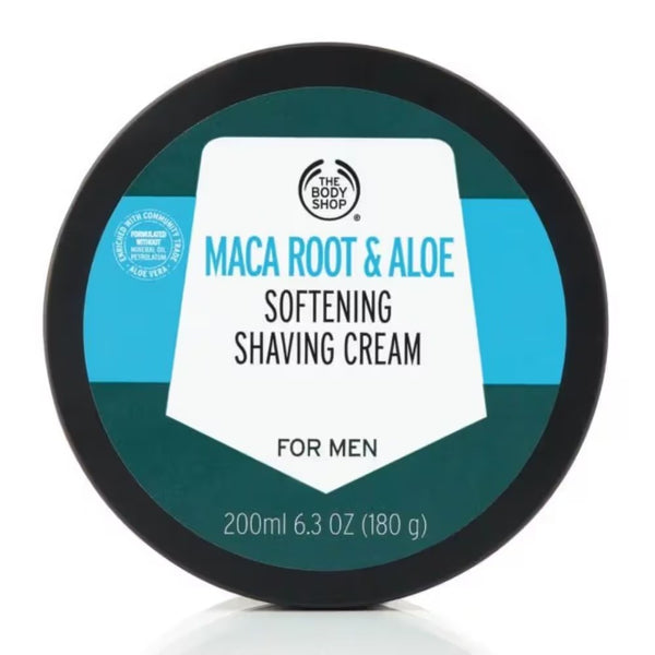 The Body Shop Maca Root & Aloe Softening Shaving Cream for Men - 200 ml