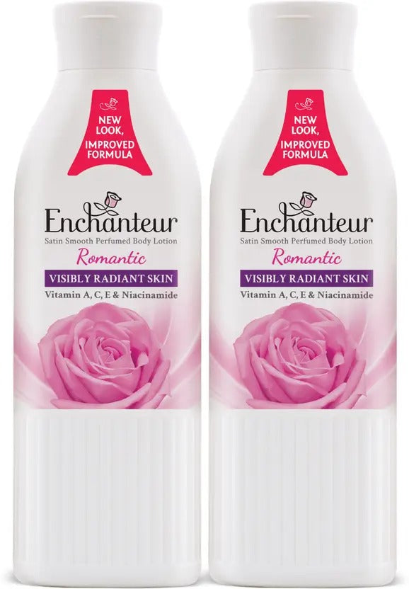 Enchanteur Romantic Perfumed Body Lotion - 500 ml Romantic Perfumed Body Lotion 250ml Combo