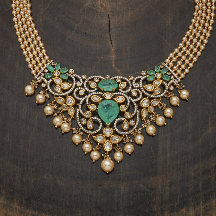 Kundan Necklace 182308