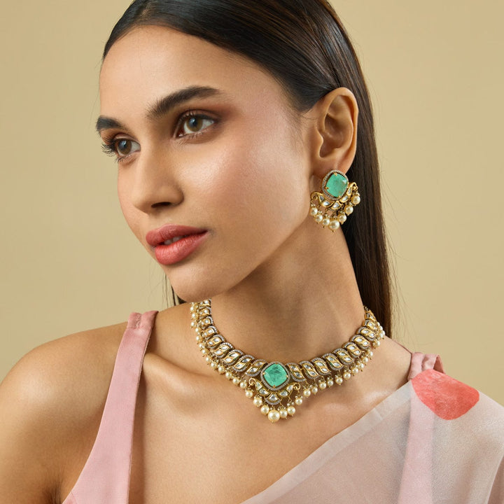 Kundan Necklace 182309