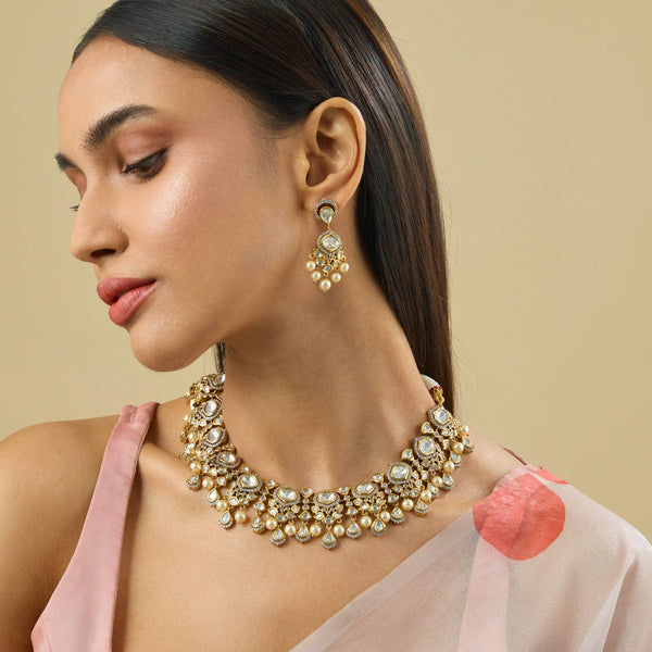 Kundan Necklace 176352