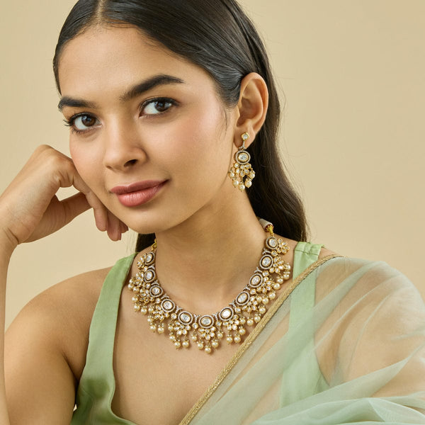 Kundan Necklace 182307