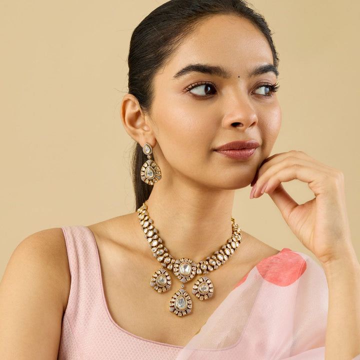 Kundan Necklace 184823