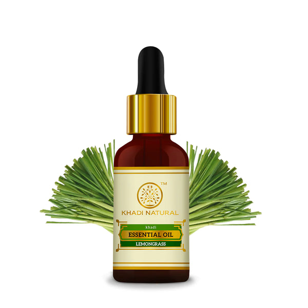 Khadi Natural Lemongrass Essential Oil - 15 ml