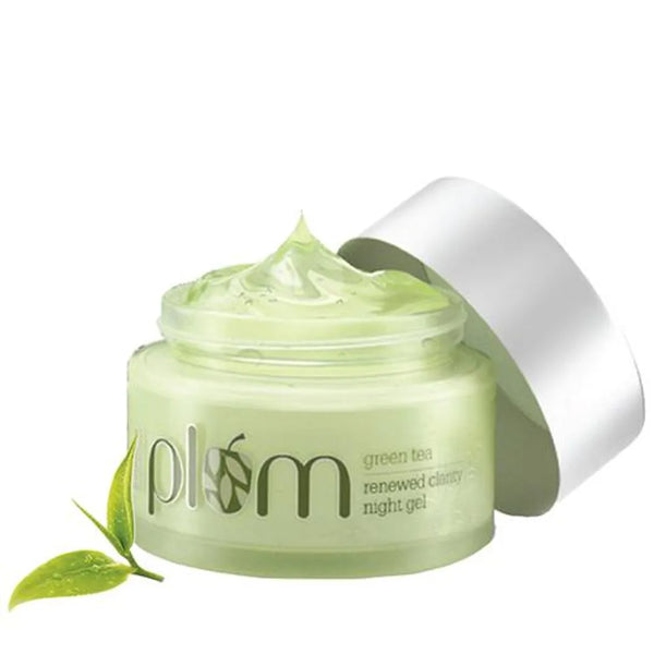 Plum Goodness Green Tea Renewed Clarity Night Gel - 50 ml